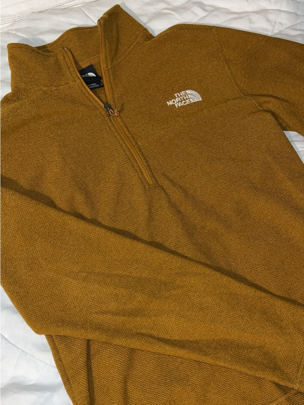 Mens North Face Quarter Zip size small